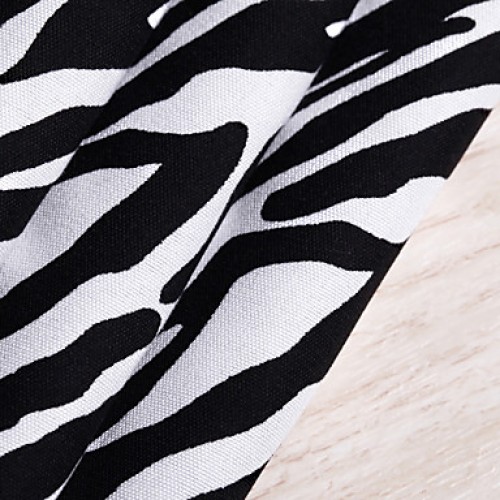 Sheet Set,4-Piece Microfiber Black Zebra Stripes with 12" Pocket Depth