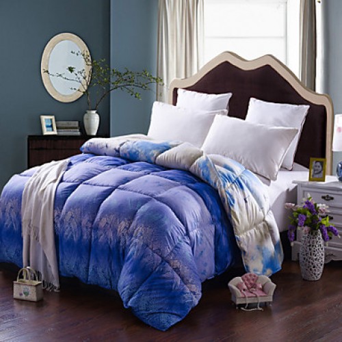 Comforter Down Feather Quilt Keep Warm Thickening Quilts